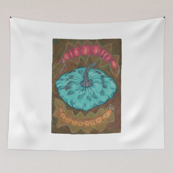 Item preview, Mint Squash with Caterpillars designed and sold by Fantomekapink.