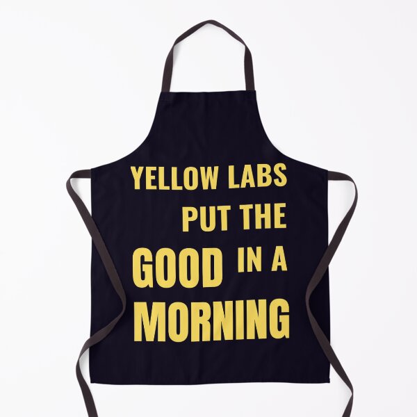 Item preview, Yellow Lab Puppy Dog Morning Coffee Quote designed and sold by PRINTSCHARMINGM.