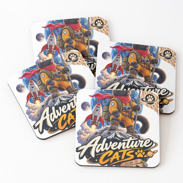 Item preview, Cosmic Explorer Cat  Space Adventure Cat  Retro Sci Fi Travel Design designed and sold by TeeVibeHaus.
