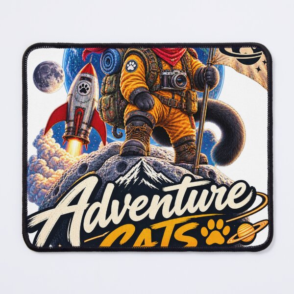 Item preview, Cosmic Explorer Cat Space Adventure Cat Retro Sci Fi Travel Design designed and sold by TeeVibeHaus.