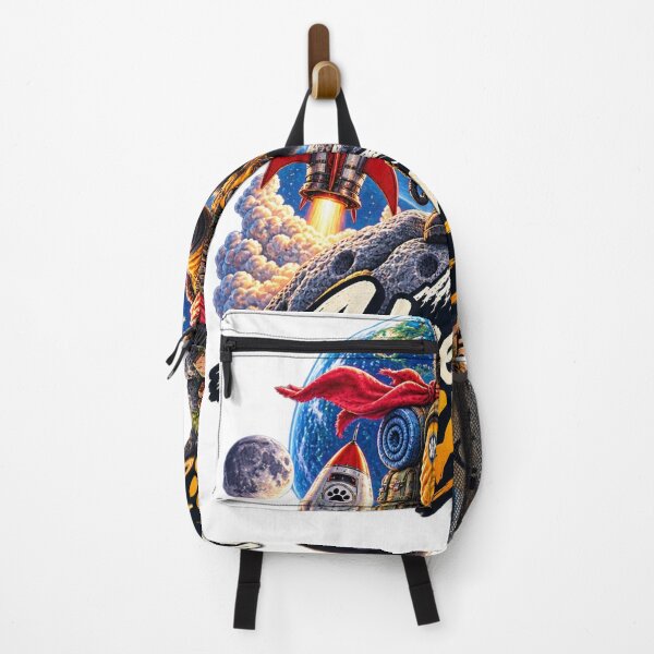 Item preview, Cosmic Explorer Cat Space Adventure Cat Retro Sci Fi Travel Design designed and sold by TeeVibeHaus.