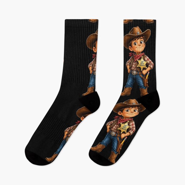 Item preview, First Day of My Last Year in Elementary,New Sheriff In Town Last Year Of Elementary Cowboy Pencil Boy designed and sold by Crystal-Tree.