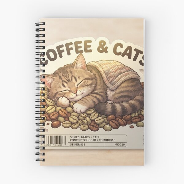 Item preview, Adorable Kitten Sleeping on Coffee Beans designed and sold by FabricaD.