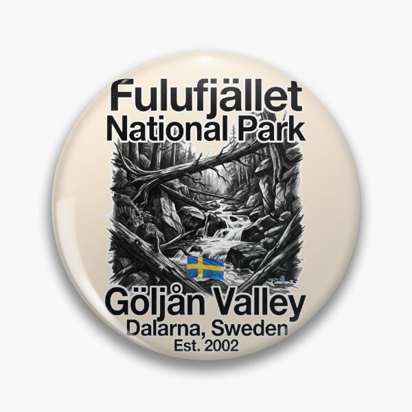 Item preview, Göljån Valley Fulufjället Charcoal Art designed and sold by EvergreenPark - Tee Studio.