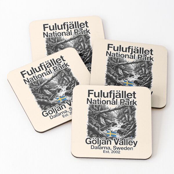 Item preview, Göljån Valley Fulufjället Charcoal Art designed and sold by EvergreenPark - Tee Studio.