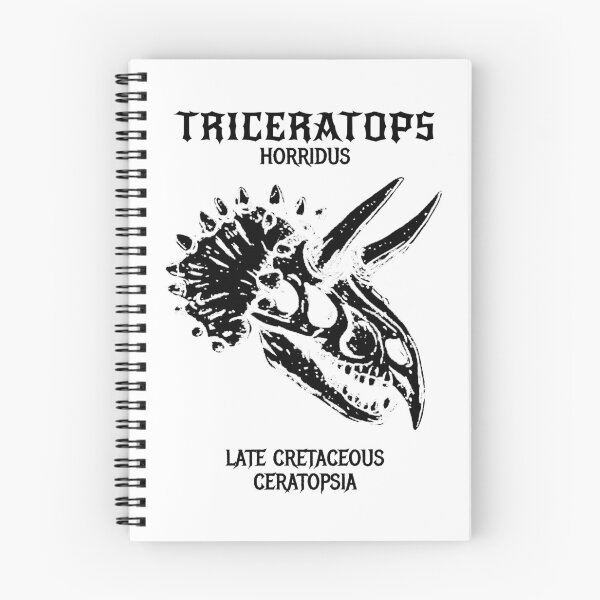 Item preview, Triceratops Horridus Skull - Vintage Linocut Paleontology designed and sold by cyareq.