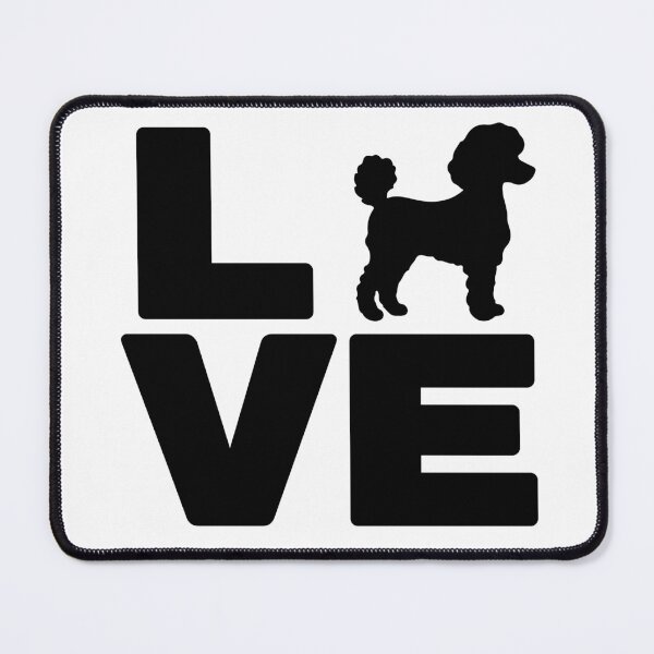 Item preview, LOVE Poodle Shirt – Cute Poodle Dog Lover Graphic Tee – Poodle Mom Gift designed and sold by RollForDesignCo.