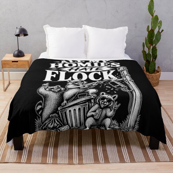Item preview, Anti-Flock Surveillance Camera Raccoons - All My Homies Hate Flock designed and sold by Envision Designs.