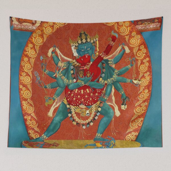 Item preview, Mandala 161 Chakrasamvara and Vajravarahi Buddhist Thangka designed and sold by GuyBlank.
