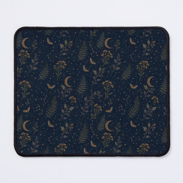 Item preview, midnight celestial botanicl designed and sold by moth and mantle.
