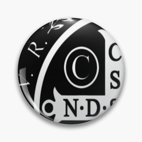 Item preview, Saint Benedict Medal Black White designed and sold by leslygelbq.