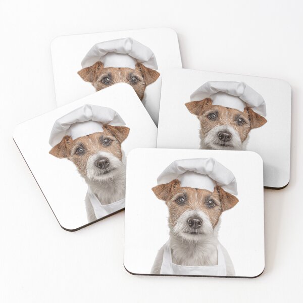 Item preview, Parson Russell Terrier Chef Dog Funny Cooking Apron Hat designed and sold by LazyOwlStore.