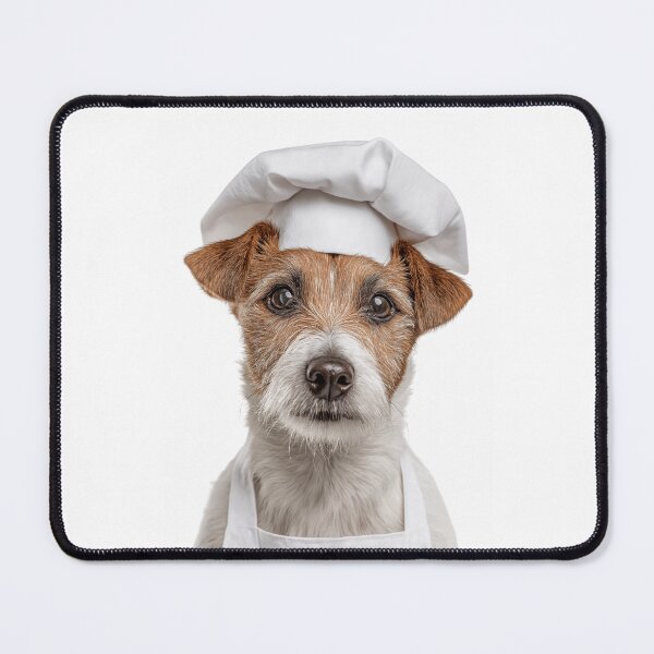 Item preview, Parson Russell Terrier Chef Dog Funny Cooking Apron Hat designed and sold by LazyOwlStore.
