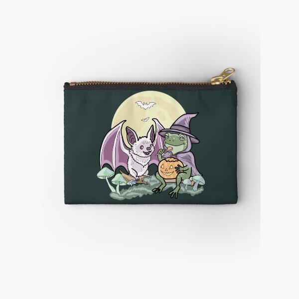 Item preview, Frog and Bat Halloween Mushroom Cottagecore Witch designed and sold by LeshanArt.