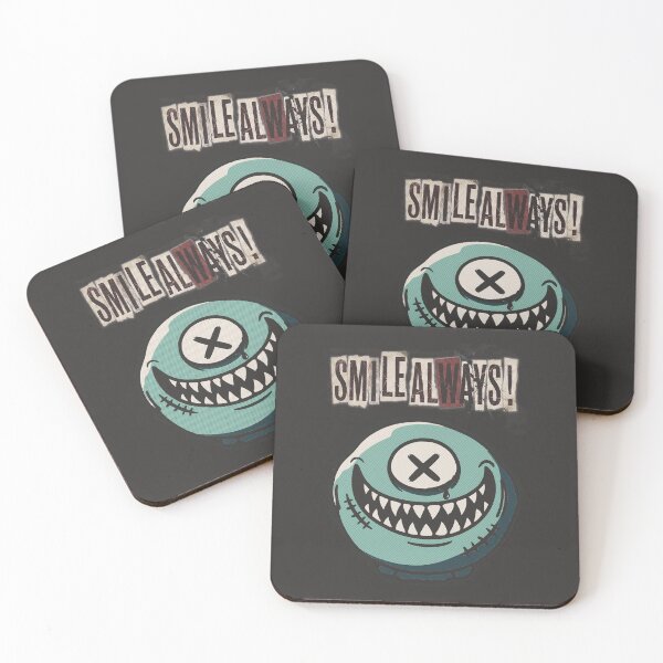 Item preview, Creepy Cute Monster Smile Always Special Edition for Dark Textiles designed and sold by Shyla Marsare.