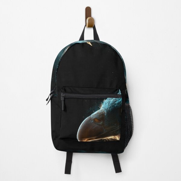 Item preview, Bird Art Eagle Portrait in Teal and Gold Light designed and sold by FrostyFrisby.