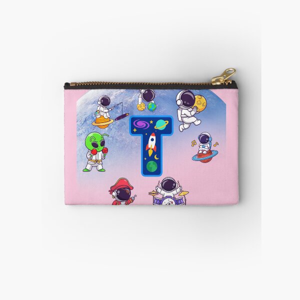 Item preview, Cute Space Astronaut Letter T Monogram Kids Art designed and sold by BoldcreationsM.