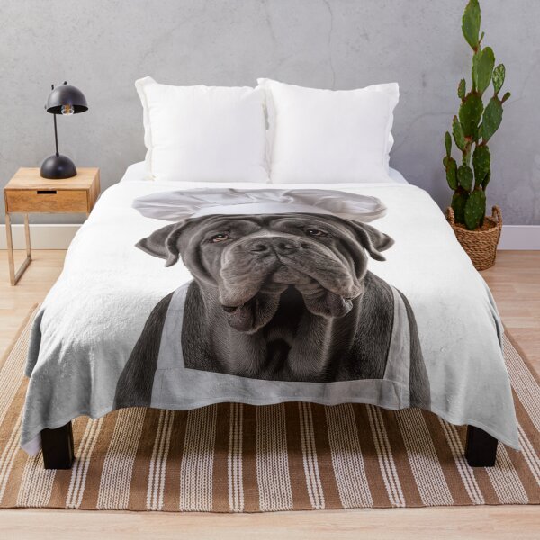 Item preview, Neapolitan Mastiff Chef Dog Funny Cooking Apron Hat Cute Pet Portrait designed and sold by LazyOwlStore.