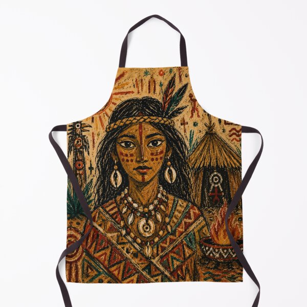 Item preview, Mayan Woman Indigenous Folk Art designed and sold by ZunZunArt.
