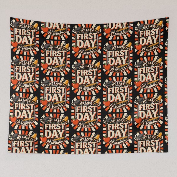 Item preview, My Last First Day of School Retiring Teacher Educator Retirement designed and sold by Redgiant87x.