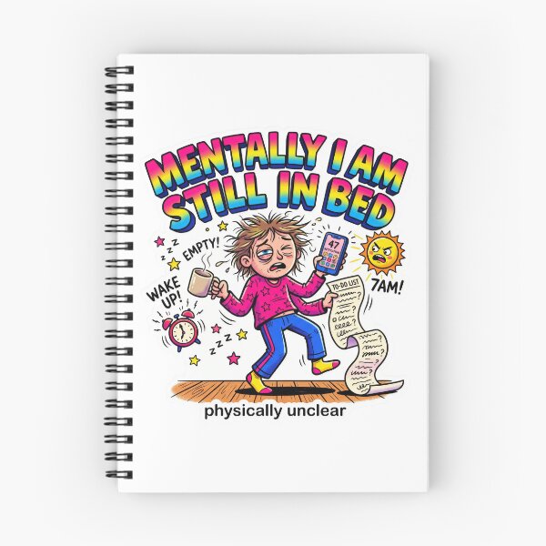 Item preview, Mentally I Am Still In Bed Funny Mental Health Morning Chaos designed and sold by LunaMarkos.