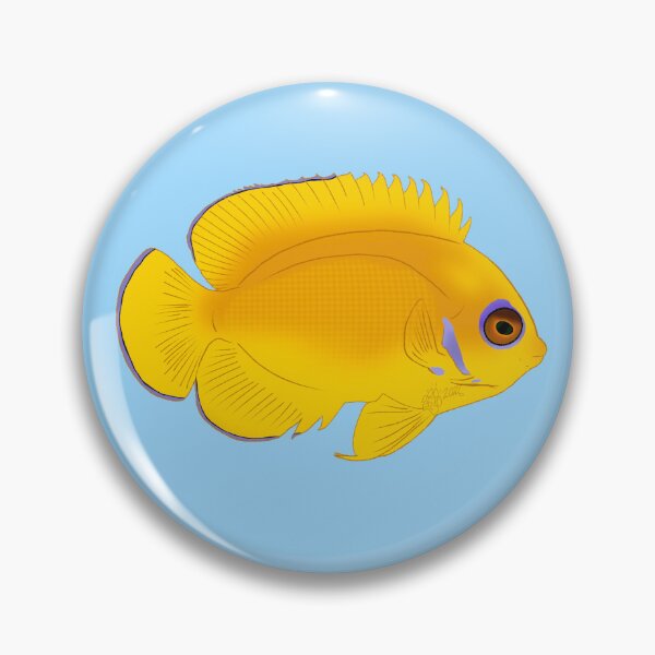 Item preview, Lemonpeel Dwarf Angelfish designed and sold by Copperbora.