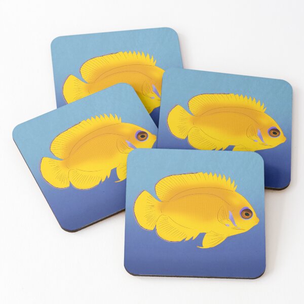 Item preview, Lemonpeel Dwarf Angelfish designed and sold by Copperbora.