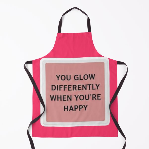 Item preview, You Glow Differently When You're Happy Pastel Pink Quote Sticker designed and sold by Scro-Ciob-Shop.