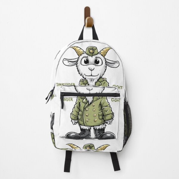 Item preview, Goat in an Oversized Parade Uniform designed and sold by Retro Whimsy.