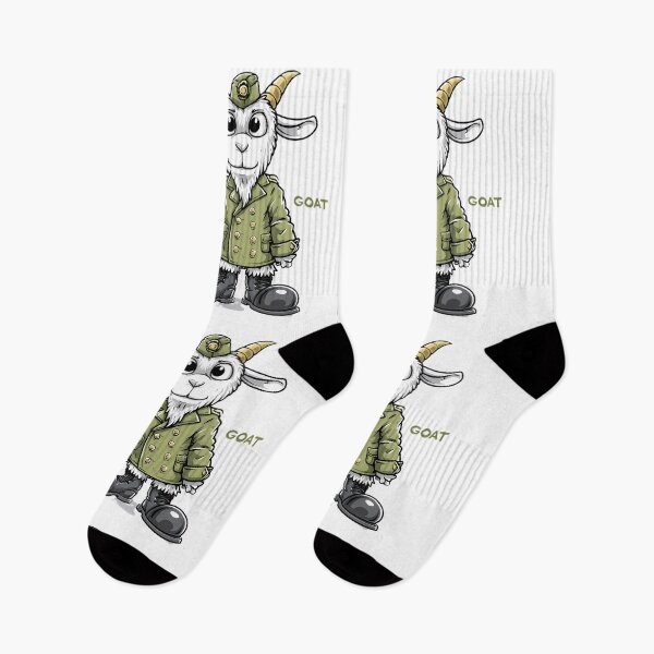 Item preview, Goat in an Oversized Parade Uniform designed and sold by Retro Whimsy.