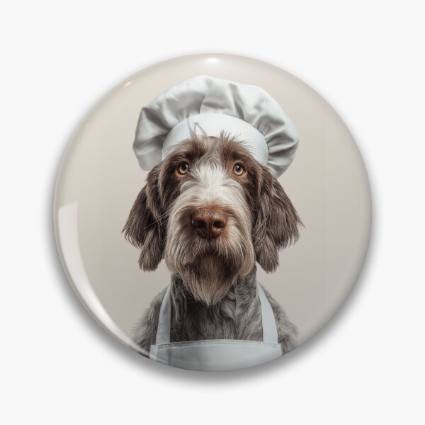 Item preview, Spinone Italiano Chef Dog Funny Cooking Apron Hat Cute Pet Portrait designed and sold by LazyOwlStore.