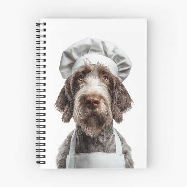 Item preview, Spinone Italiano Chef Dog Funny Cooking Apron Hat Cute Pet Portrait designed and sold by LazyOwlStore.
