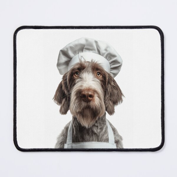 Item preview, Spinone Italiano Chef Dog Funny Cooking Apron Hat Cute Pet Portrait designed and sold by LazyOwlStore.