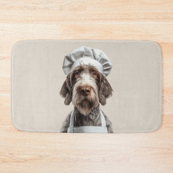 Item preview, Spinone Italiano Chef Dog Funny Cooking Apron Hat Cute Pet Portrait designed and sold by LazyOwlStore.