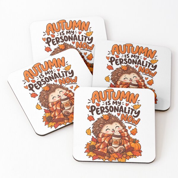 Item preview, Autumn Is My Personality Now – Cute Cozy Hedgehog Fall Design designed and sold by Kiinaaa.