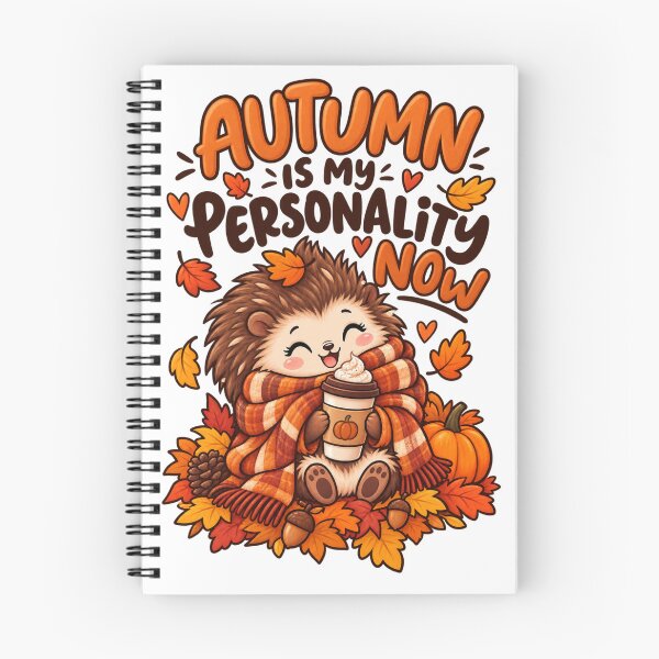 Item preview, Autumn Is My Personality Now – Cute Cozy Hedgehog Fall Design designed and sold by Kiinaaa.
