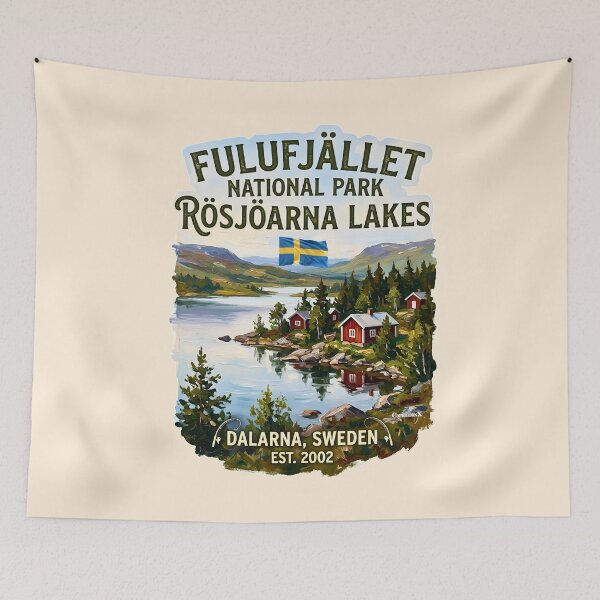 Item preview, Rösjöarna Lakes Fulufjället Sweden designed and sold by EvergreenPark - Tee Studio.