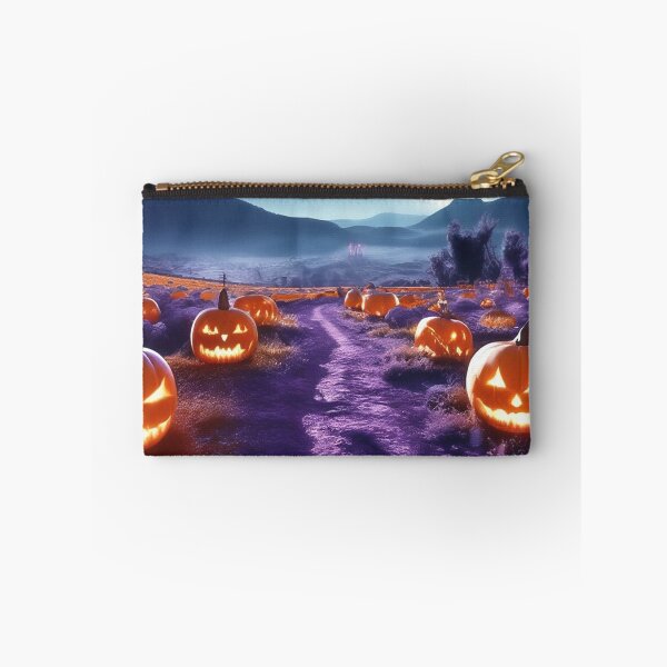 Item preview,  Spooky Halloween Night Pumpkin Patch Landscape designed and sold by LenNo9881.