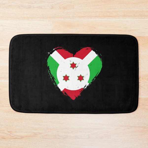 Item preview, Distressed Burundi Flag Heart BI designed and sold by shitpostee.