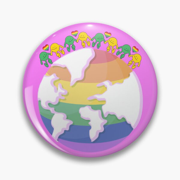 Item preview, Pride World Unity - LGBTQ+ Rainbow Earth and Happy People designed and sold by Evelashop.