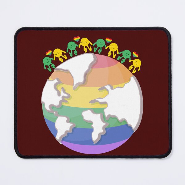 Item preview, Pride World Unity - LGBTQ+ Rainbow Earth and Happy People designed and sold by Evelashop.