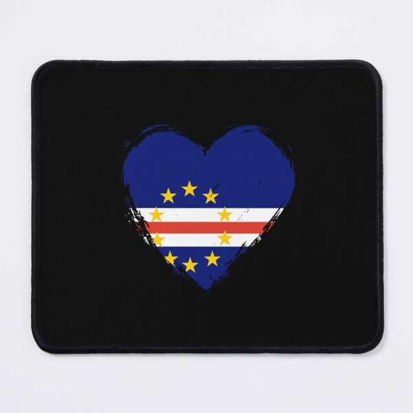 Item preview, Distressed Cabo Verde Flag Heart CV designed and sold by shitpostee.