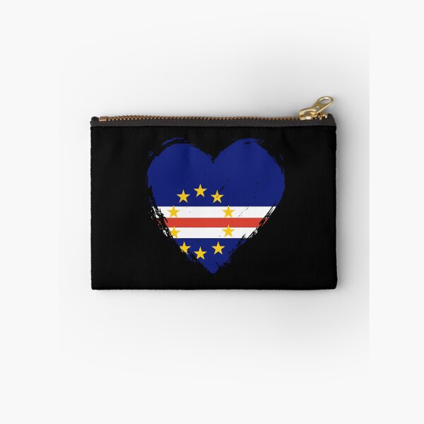 Item preview, Distressed Cabo Verde Flag Heart CV designed and sold by shitpostee.