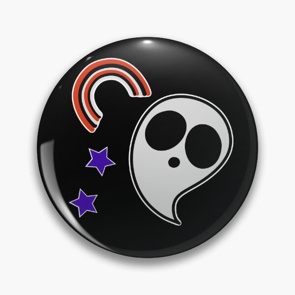 Item preview, Ghost with Halloween colors designed and sold by SimplyCandy.