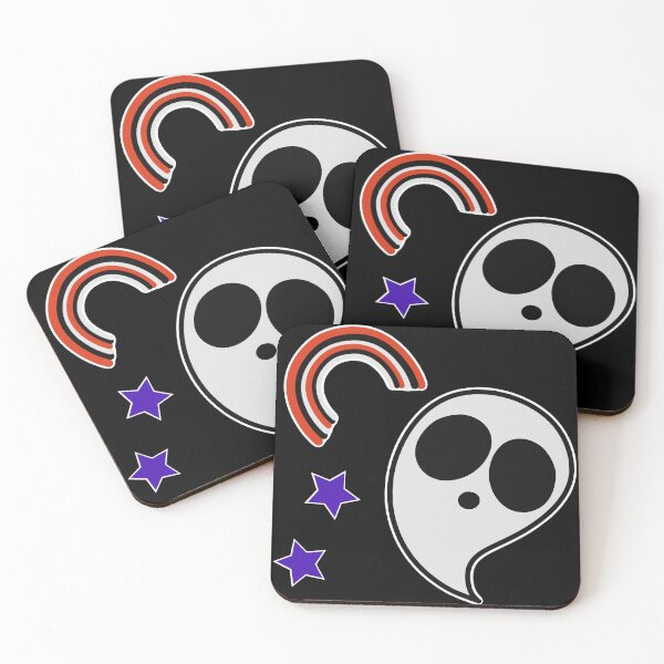 Item preview, Ghost with Halloween colors designed and sold by SimplyCandy.