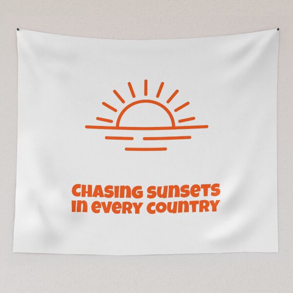 Item preview, Chasing Sunsets in every country designed and sold by CreationsbYKz.