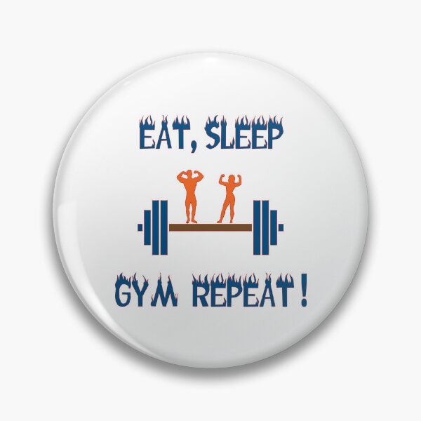 Item preview, Eat, sleep, gym repeat! designed and sold by IVEKDESIGN.