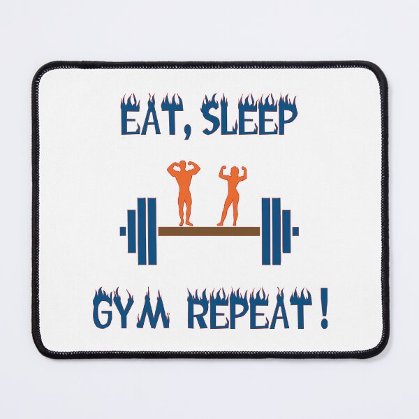 Item preview, Eat, sleep, gym repeat! designed and sold by IVEKDESIGN.