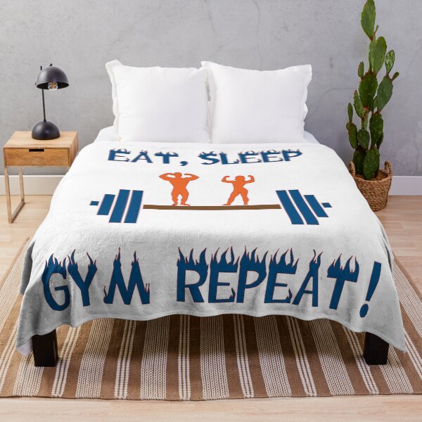 Item preview, Eat, sleep, gym repeat! designed and sold by IVEKDESIGN.