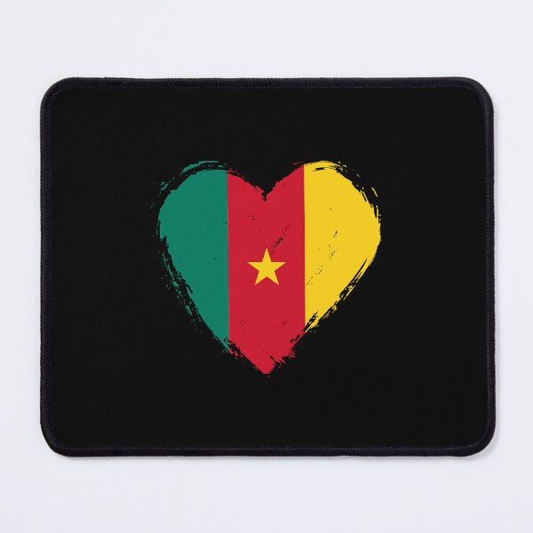 Item preview, Distressed Cameroon Flag Heart CM designed and sold by shitpostee.